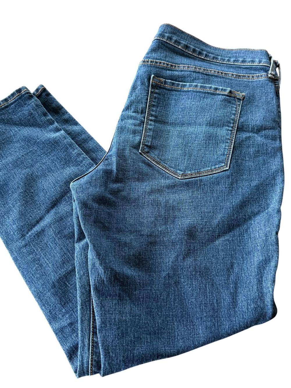 Old Navy Women's Original Skinny Jeans Blue Medium Wash Size 12 Short 5-Pocket